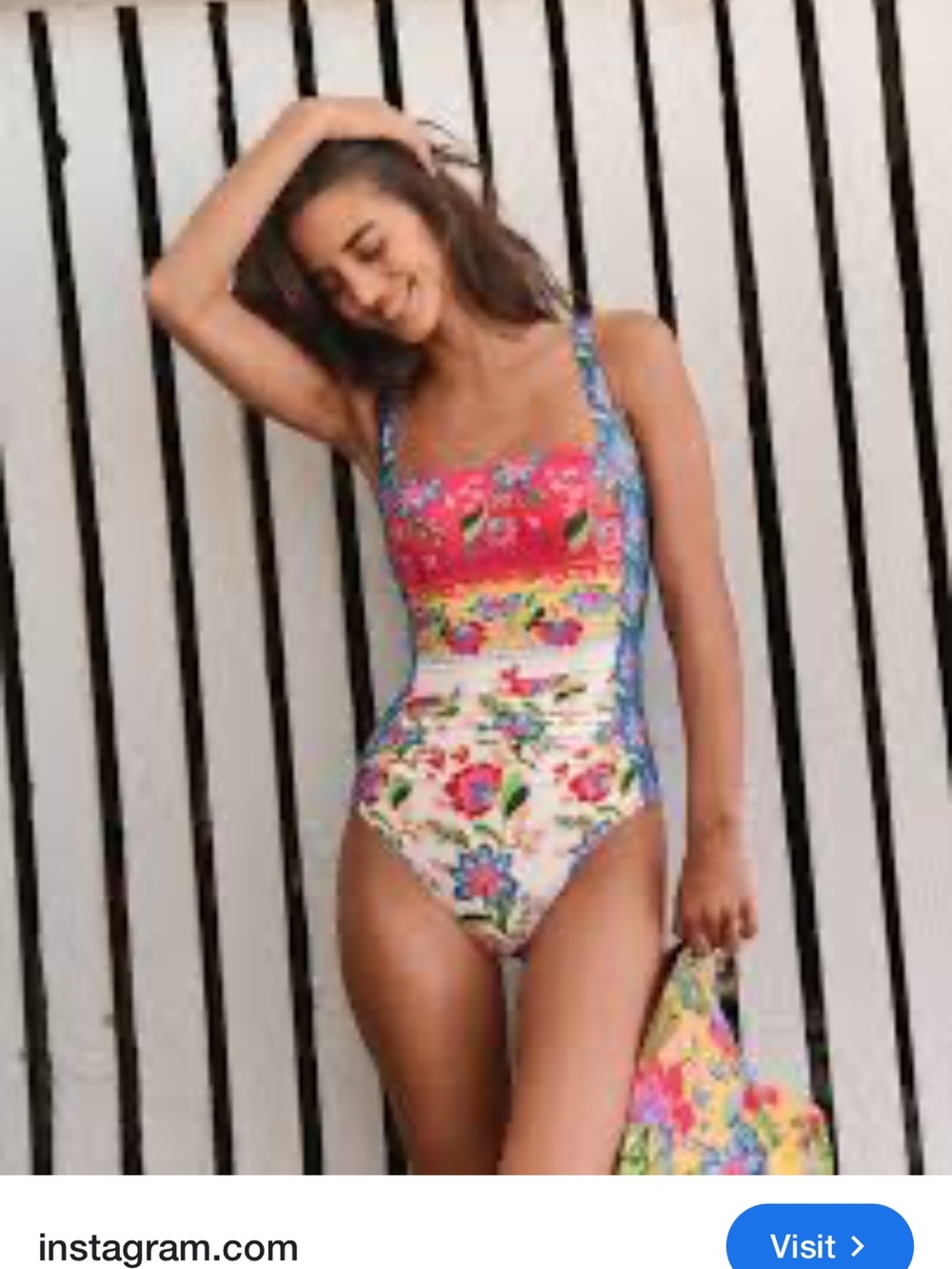 Johnny Was Roomba Raa Floral One-Piece Swimsuit Women’s Large Resort Travel - Picture 8 of 8